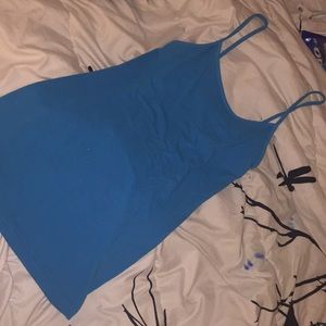 Blue tank top